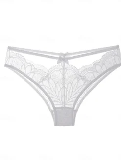 Sale Women's Sexy Lingerie Panties Pure Color Lovers Hot Home Valentine's Day Bed Lace Breathable Hole Summer Spring Home Outfits Women Lingerie