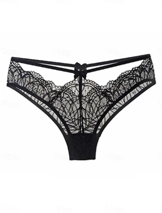Sale Women's Sexy Lingerie Panties Pure Color Lovers Hot Home Valentine's Day Bed Lace Breathable Hole Summer Spring Home Outfits Women Lingerie