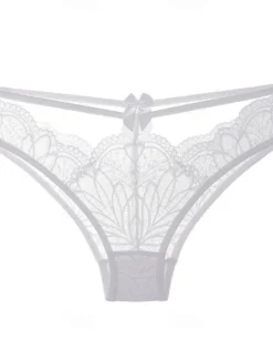 Sale Women's Sexy Lingerie Panties Pure Color Lovers Hot Home Valentine's Day Bed Lace Breathable Hole Summer Spring Home Outfits Women Lingerie