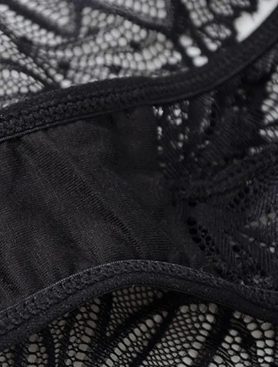 Sale Women's Sexy Lingerie Panties Pure Color Lovers Hot Home Valentine's Day Bed Lace Breathable Hole Summer Spring Home Outfits Women Lingerie