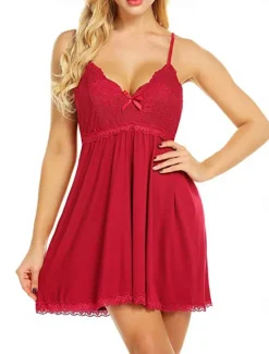 Online Women'S Sexy Perspective Pajamas Nightdress Fat Mm Plus Size Slip Dress Set Women Lingerie