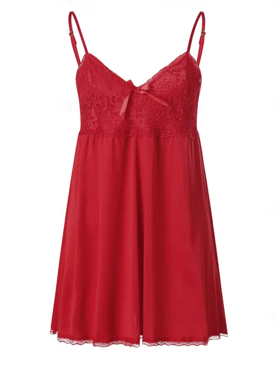 Online Women'S Sexy Perspective Pajamas Nightdress Fat Mm Plus Size Slip Dress Set Women Lingerie