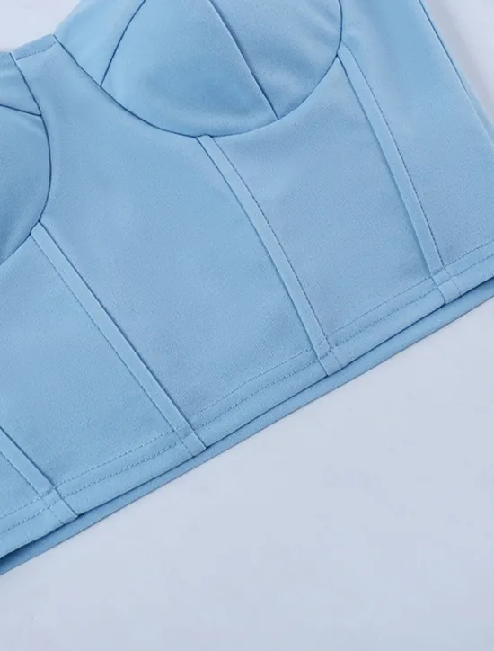 Outlet Women's Shapewear Pure Color Corsets Street Date Going out Breathable Bandeau Sleeveless Backless Summer Spring Home Outfits Women Shapewear