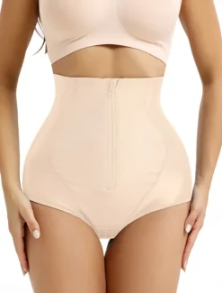 Clearance Women's Shapewear Shaping Panty MeshNightwearNylon Solid Colored Black Beige Spring & Summer Fall & Winter Women Shapewear
