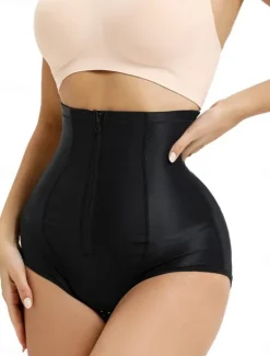 Clearance Women's Shapewear Shaping Panty MeshNightwearNylon Solid Colored Black Beige Spring & Summer Fall & Winter Women Shapewear
