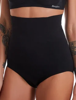 Online Women's Shapewear Shaping Panty Elastic Nightwear Nylon Spandex Formal Wedding Party Solid Colored Black Apricot Summer Spring Fall Winter Women Shapewear