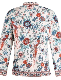 Sale Women's Shirt Blouse Yellow Pink Dusty Rose Graphic Floral Button Print Long Sleeve Daily Holiday Vintage Boho Streetwear Round Neck Regular Boho S Women Boho Tops