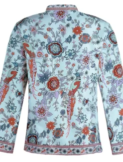Sale Women's Shirt Blouse Yellow Pink Dusty Rose Graphic Floral Button Print Long Sleeve Daily Holiday Vintage Boho Streetwear Round Neck Regular Boho S Women Boho Tops