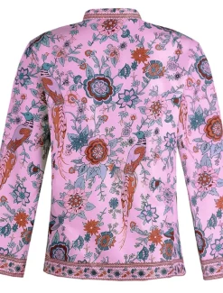 Sale Women's Shirt Blouse Yellow Pink Dusty Rose Graphic Floral Button Print Long Sleeve Daily Holiday Vintage Boho Streetwear Round Neck Regular Boho S Women Boho Tops