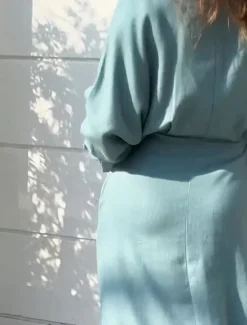 Hot Women's Shirt Dress Maxi long Dress Office Daily Basic Modern Shirt Collar Pocket Long Sleeve Summer Spring Regular Fit Plain Women White Dresses