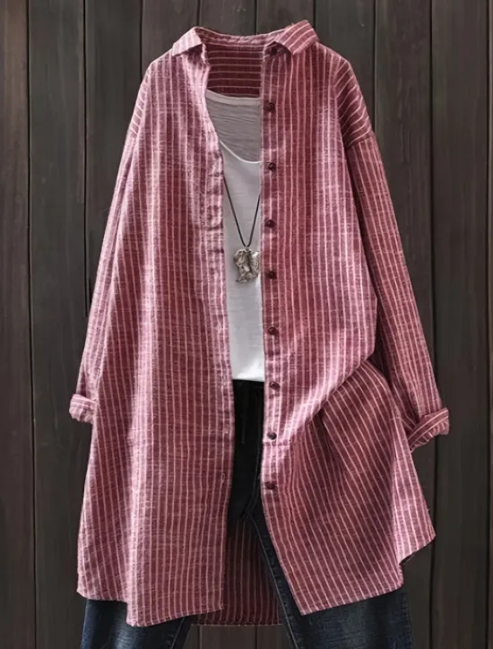 Best Women's Shirt Jacket Casual Jacket Comfortable Breathable Buttons Print Casual Plaid Vacation Street Casual Daily Wear Single Breasted Long Turndown Regular Fit Long Sleeve Outerwear Black Red Blue Women Jackets