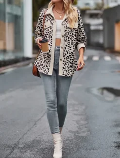 Discount Women's Shirt Jacket Shacket Warm Breathable Buttons Pocket Print Casual Plaid Vacation Street Daily Wear Going out Single Breasted Regular Turndown Regular Fit Long Sleeve Outerwear Pink Blue Brown Women Jackets
