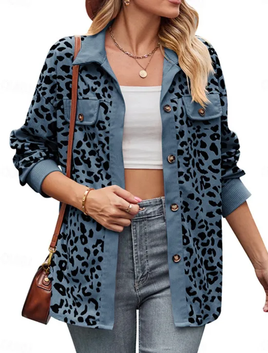 Discount Women's Shirt Jacket Shacket Warm Breathable Buttons Pocket Print Casual Plaid Vacation Street Daily Wear Going out Single Breasted Regular Turndown Regular Fit Long Sleeve Outerwear Pink Blue Brown Women Jackets