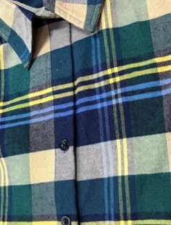 Best Women's Shirt Linen-Inspired Shirts Button Up Stripes and Plaid Daily Shirt Collar Daily Check Pattern Spring, Fall, Winter, Summer Women Shirts