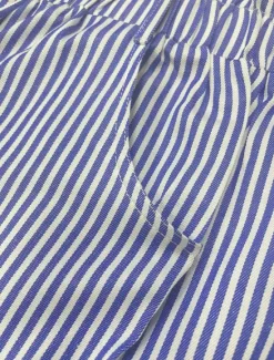 Women's Shorts Casual Daily Short Striped Side Pockets Breathability Comfortable Micro-elastic Weekend Black Red Blue Summer Regular Fit Women Shorts