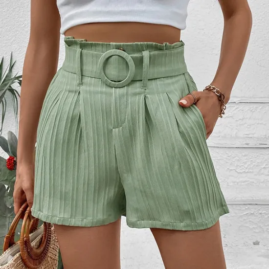 Women's Shorts Casual Daily Short Plain Side Pockets Breathability Comfortable Micro-elastic Going out Weekend Summer Regular Fit Women Shorts