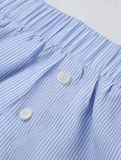 Women's Shorts Casual Daily Short Striped Print Breathability Comfortable Inelastic Weekend Pink Blue Summer Regular Fit Women Shorts