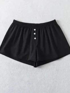 Outlet Women's Shorts Solid Color Chinos Fashion Casual Athleisure Short Mid Waist Plain Elastic Waistband Comfy Soft Comfortable Stretchy Outdoor Street Light Gray Black White Blue Summer Loose Fit Women Skirts|Shorts