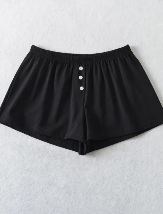 Outlet Women's Shorts Solid Color Chinos Fashion Casual Athleisure Short Mid Waist Plain Elastic Waistband Comfy Soft Comfortable Stretchy Outdoor Street Light Gray Black White Blue Summer Loose Fit Women Skirts|Shorts