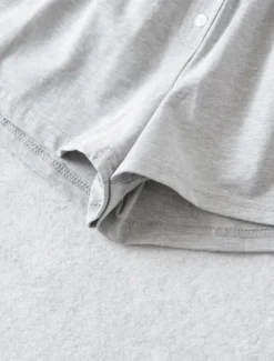 Outlet Women's Shorts Solid Color Chinos Fashion Casual Athleisure Short Mid Waist Plain Elastic Waistband Comfy Soft Comfortable Stretchy Outdoor Street Light Gray Black White Blue Summer Loose Fit Women Skirts|Shorts