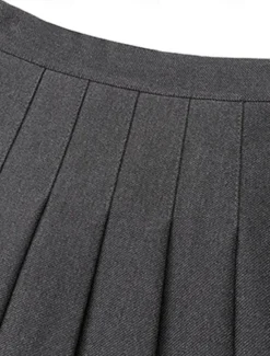 Sale Women's Skirt A Line Mini High Waist Skirts Pleated Solid Colored Street Daily Spring & Summer Fashion Sexy Black Dark Gray Khaki Apricot Women Skirts