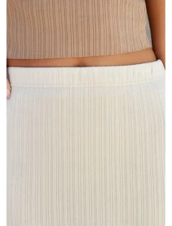 Discount Women's Skirt Bodycon Casual Midi Mid Rise Skirts Plain Split Ends Micro-elastic Street Going out Black White Camel Summer Polyester Women Skirts