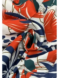 Best Women's Skirt Fashion Boho Maxi Mid Rise Skirts Floral Print Micro-elastic Street Going out Summer Polyester Women Skirts