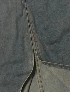 Clearance Women's Skirt Long Skirt Denim Midi Skirt Fashion Casual Maxi High Waist Skirts Plain Long Split Ends Going out Casual Daily Summer Polyester Women Skirts