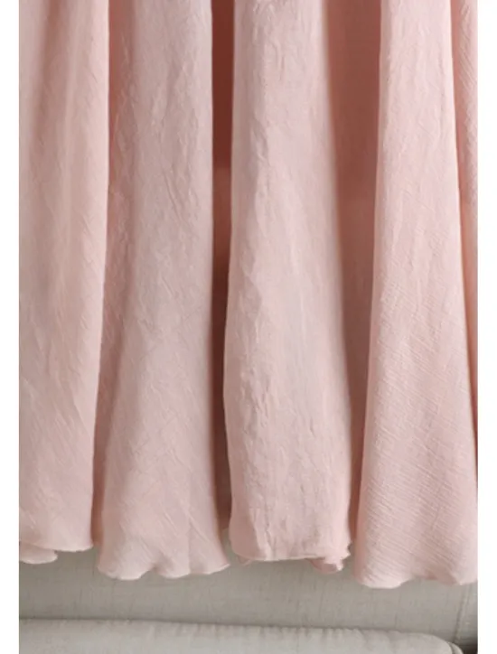 New Women's Skirt Swing Fashion Maxi Mid Rise Skirts Plain Ruched Micro-elastic Vacation Street Black White Pink Blue Summer Cotton Women Skirts