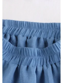 New Women's Skirt Swing Fashion Maxi Mid Rise Skirts Plain Ruched Micro-elastic Vacation Street Black White Pink Blue Summer Cotton Women Skirts