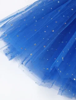 Clearance Women's Skirt Tutu Fashion Casual Shiny Mini High Waist Skirts Solid Colored Sparkle Tulle Vacation Date Black Yellow Pink Red Summer Tulle Women Skirts