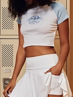 Sale Women's Skort Short Skirt Sweatpants Skort Fashion Streetwear Casual Short High Waist Plain Elastic Waistband Comfy Soft Comfortable High Elasticity Outdoor Street Sports Black White Pink Summer Women Women's Sweatpants & Joggers|Shorts