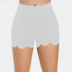 Sale Women's Slim Shorts Fashion Short Plain Tummy Control Butt Lift Comfort High Elasticity Casual Daily Black White Beige Skinny Women Lingerie