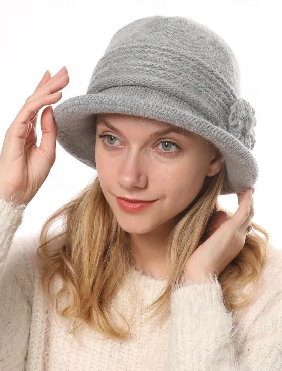 Best Women's Slouchy Beanie Hat Warm Winter Hat Daily Holiday Solid / Plain Color Knit Casual Casual / Daily 1 pcs Women Hats