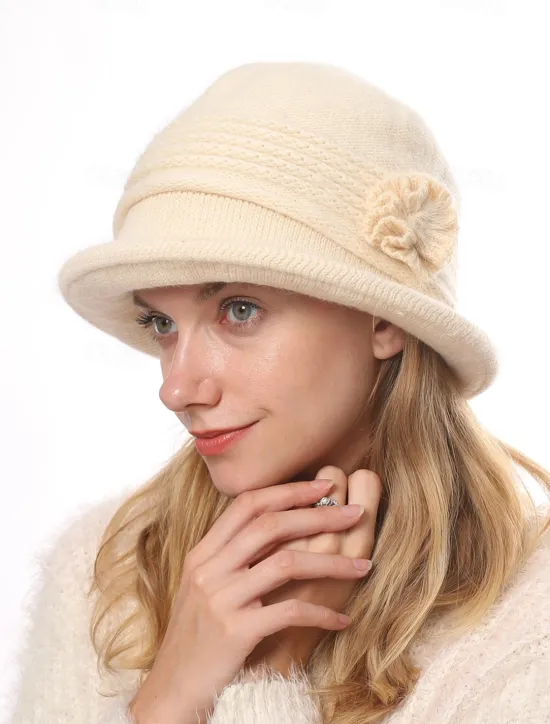 Best Women's Slouchy Beanie Hat Warm Winter Hat Daily Holiday Solid / Plain Color Knit Casual Casual / Daily 1 pcs Women Hats