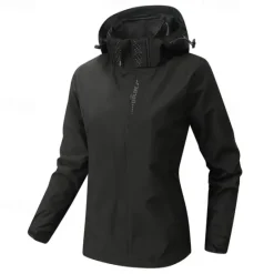 Best Women's Softshell Jacket Hiking Jacket Hiking Windbreaker Outdoor Thermal Warm Waterproof Windproof Jackets Rain Coats Outerwear Winter Jacket Full Length Hidden Zipper Fishing Camping / Hiking Women Jackets
