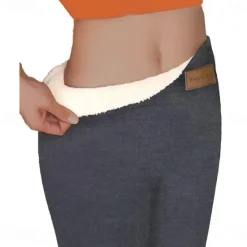 Best Women's Solid Color Thermal Warm Soft High Elasticity Athletic Athleisure Black Fall Winter Women Leggings