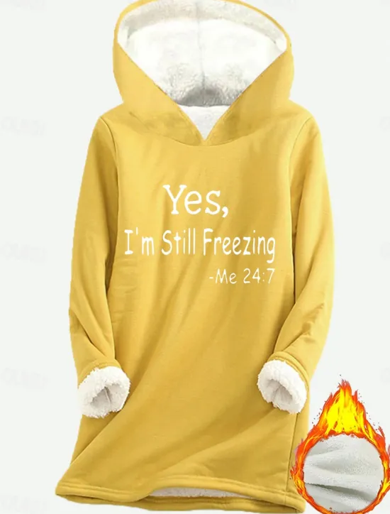 Best Women's Sporty Chic Hoodie Sweatshirt Pullover Sherpa Letter Casual Sports Print Warm Fuzzy Comfrt Hoodie Long Sleeve Top Micro-elastic Fall & Winter Comfrt Breathable Soft Fabric Women Hoodies & Sweatshirts