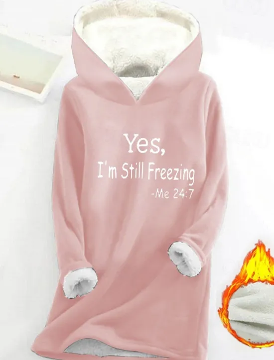 Best Women's Sporty Chic Hoodie Sweatshirt Pullover Sherpa Letter Casual Sports Print Warm Fuzzy Comfrt Hoodie Long Sleeve Top Micro-elastic Fall & Winter Comfrt Breathable Soft Fabric Women Hoodies & Sweatshirts