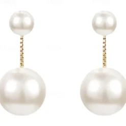 New Women's Stud Earrings Fancy Precious Joy Tropical Stylish Earrings Jewelry Silver / Gold For Party Women Trendy Jewelry