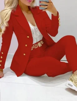 New Women's Suits Office Work Daily Wear Spring Fall Regular Coat Regular Fit Thermal Warm Windproof Breathable Stylish Contemporary Modern Style Jacket Long Sleeve Solid Color with Pockets Black White Women Blazers & Suits