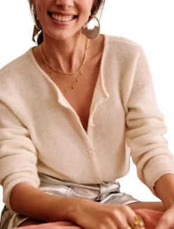 Outlet Women's Sweater Cardigan Elegant Fashion Streetwear Pure Color Crew Neck Pocket Buttons Knitted Long Sleeve Regular Tops Knit Outdoor Daily Weekend Black Blue Fall Winter Women Cardigans & Outerwears