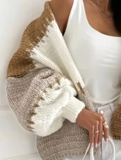 Outlet Women's Sweater Cardigan Fashion Streetwear Casual Pure Color Open Front Knitted Long Sleeve Regular Tops Knit Outdoor Daily Weekend Pink Orange Fall Winter Women Cardigans & Outerwears