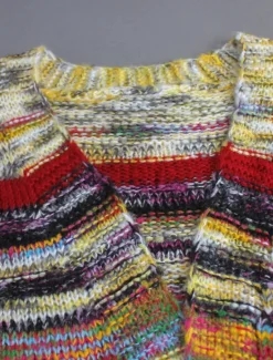 Discount Women's Sweater Cardigan Vintage Casual Soft Ribbed Open Front Knitted Long Sleeve Regular Tops Knit Outdoor Daily Weekend Fall Winter Women Cardigans & Outerwears