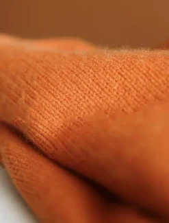 Best Women's Sweater Pullover Sweater Jumper Casual Soft Pure Color Ribbed Turtleneck Knitted Long Sleeve Regular Tops Knit Outdoor Daily Weekend Navy Blue Orange Fall Winter Women Pullovers & Tops