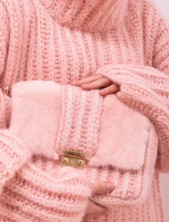 New Women's Sweater Pullover Sweater Jumper Casual Soft Pure Color Chunky Turtleneck Knitted Long Sleeve Regular Tops Knit Outdoor Daily Weekend Pink Blue Fall Winter Women Pullovers & Tops