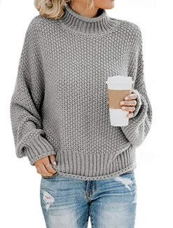 Sale Women's Sweater Pullover Sweater Jumper Casual Soft Solid Color Ribbed Crew Neck Knitted Long Sleeve Regular Tops Knit Outdoor Daily Weekend Black Blue Fall Winter Women Pullovers & Tops