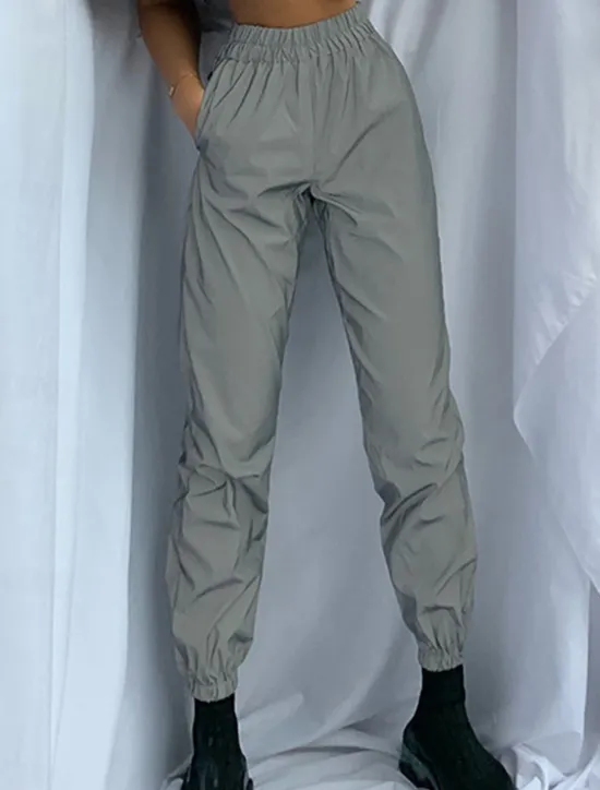 Best Women's Sweatpants Pants Trousers Fashion Streetwear Athleisure Full Length High Waist Plain Pocket High Cut Comfort Breathability Soft Micro-elastic Vacation Street Daily Fall Winter Women Pants