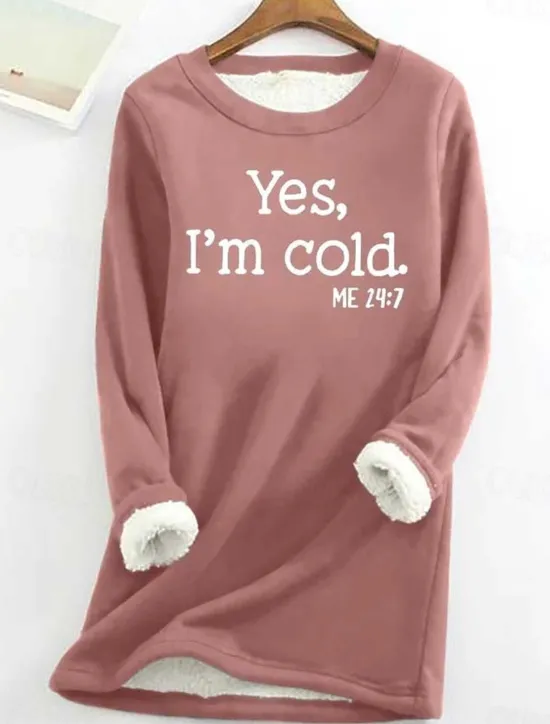 Discount Women's Sweatshirt Pullover Fleece Lined Warm Pajamas Sherpa Graphic Street Casual Warm Fuzzy Sherpa Fleece Round Neck Long Sleeve Top Micro-elastic Fall & Winter Comfrt Breathable Soft Fabric Women Hoodies & Sweatshirts
