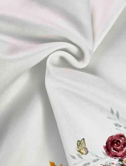 Sale Women's Sweatshirt Pullover Floral Cat Street Casual Vintage Sports Basic Round Neck Long Sleeve Top Micro-elastic Fall & Winter Comfrt Breathable Soft Fabric Women Hoodies & Sweatshirts